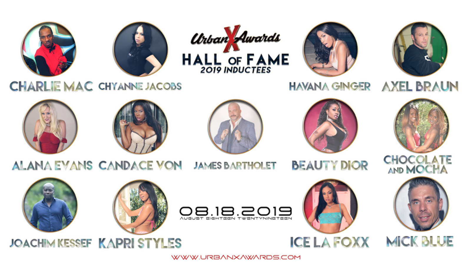 Urban X Announces 2019 Hall of Fame Inductees