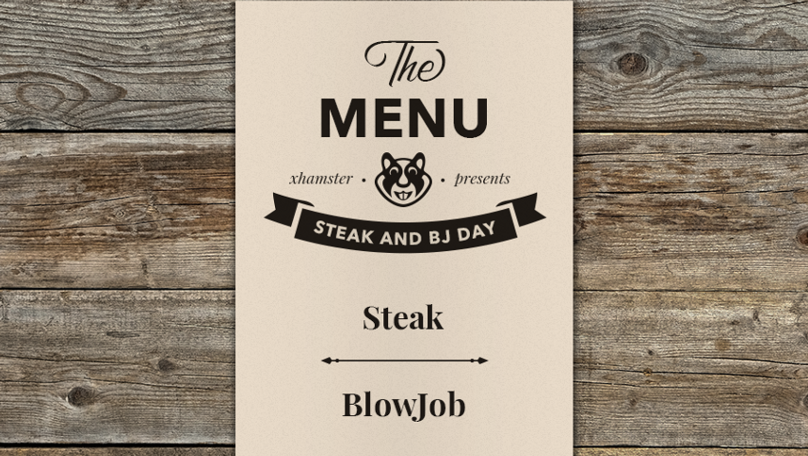 XHamster Giving Away Free Prime Rib for #SteakandBJDay