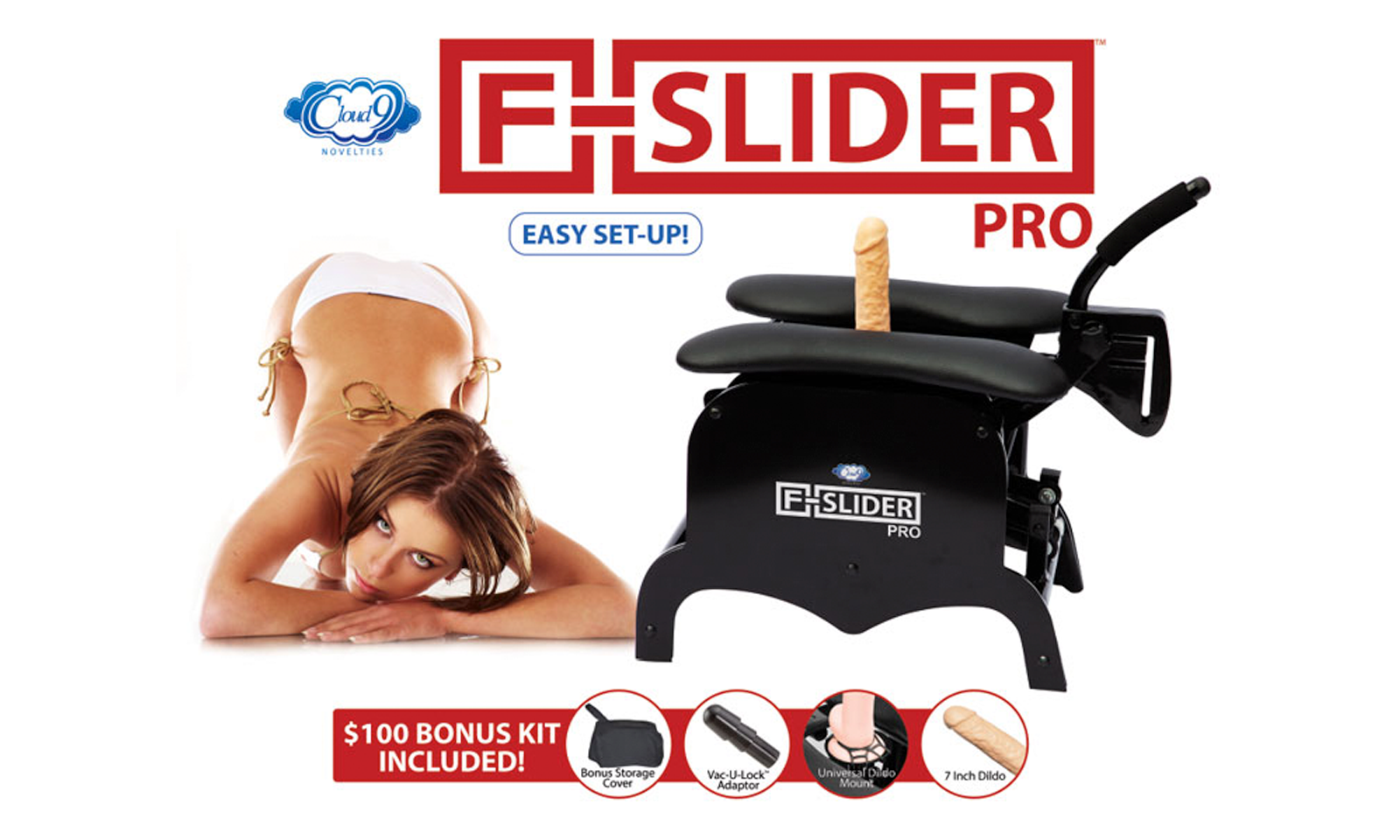 F Slider Pro Rocking Sex Chair, Bonus Package Debuts From Cloud 9