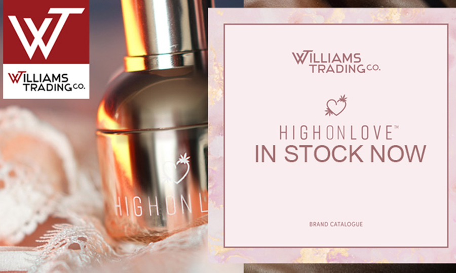 Williams Trading Co Launches 'High On Love' CBD Cosmetics Line