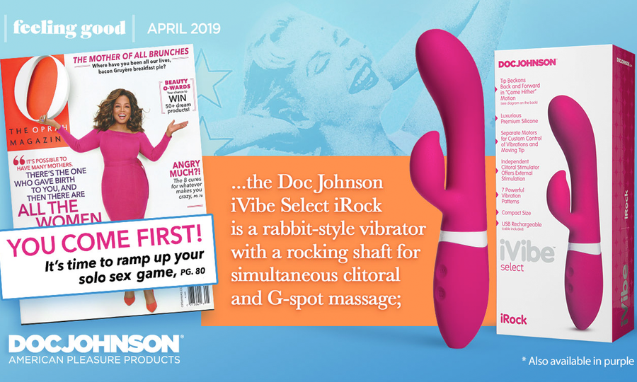 'O, The Oprah Magazine' Features Doc Johnson’s iVibe Select