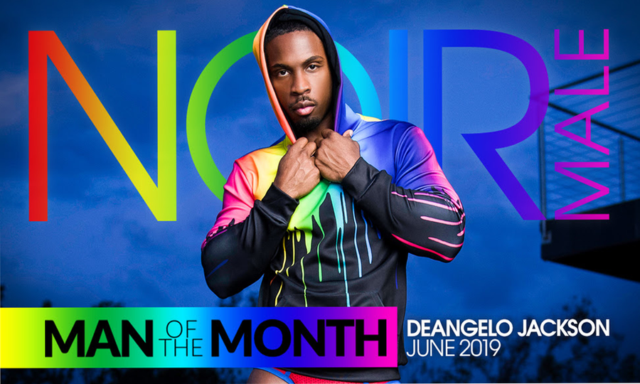 Noir Male Celebrates Pride with Man of the Month DeAngelo Jackson