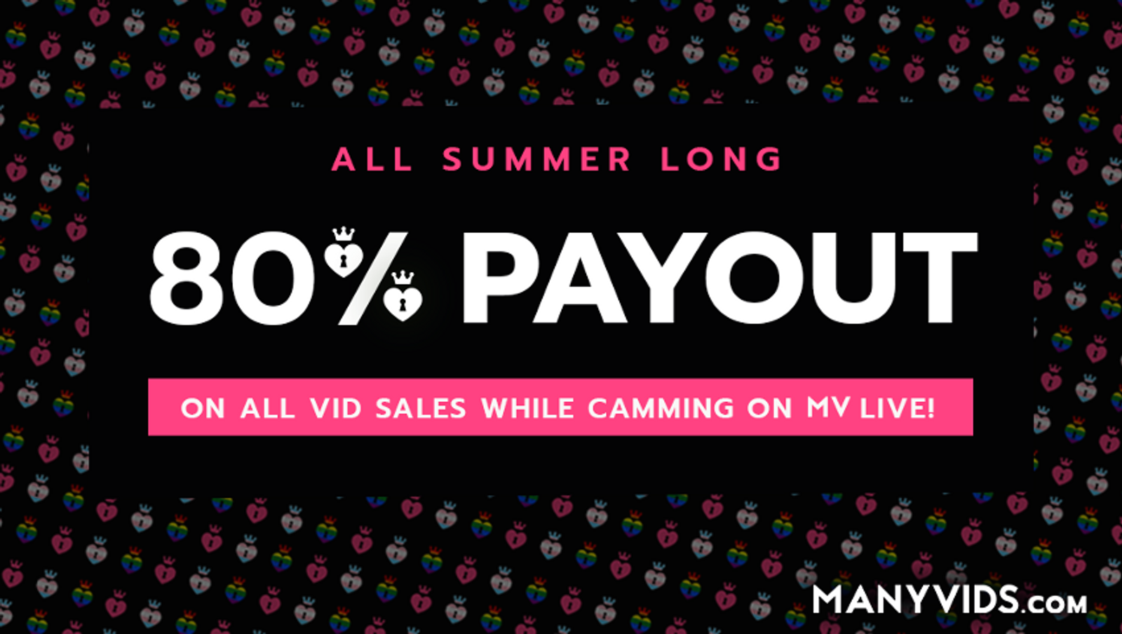 ManyVids Increases Video Sales Payouts on MV Live