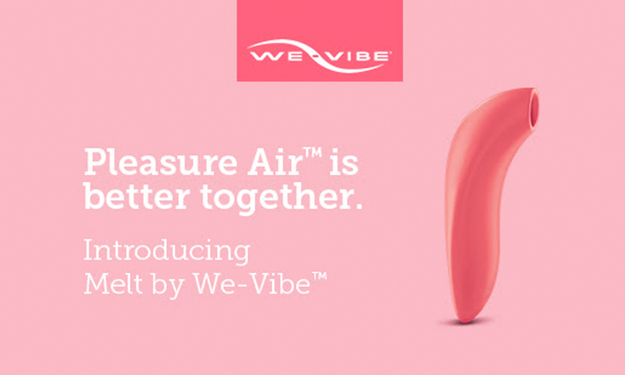 We-Vibe Launching Melt, Pleasure Air Stimulator for Couples