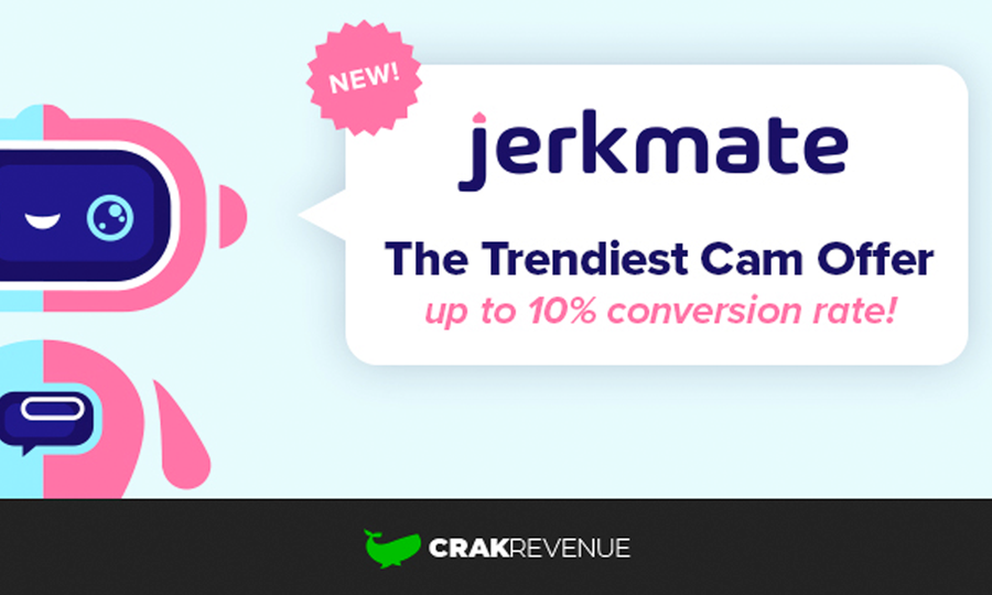CrakRevenue Launches Jerkmate to Match Fans, Perfect Cam Girl