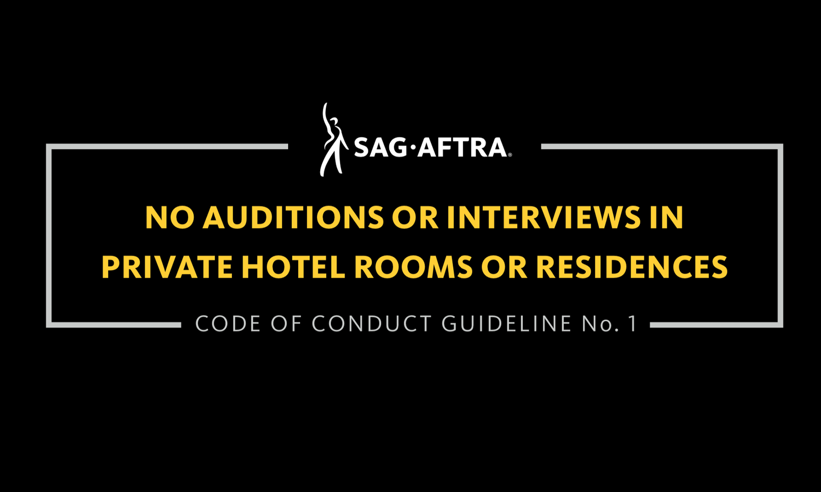 SAG-AFTRA Gets Really Serious About The Casting Couch