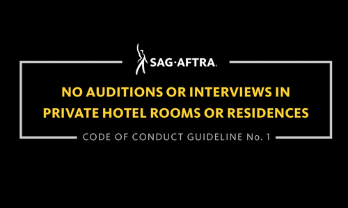 SAG-AFTRA Gets Really Serious About The Casting Couch