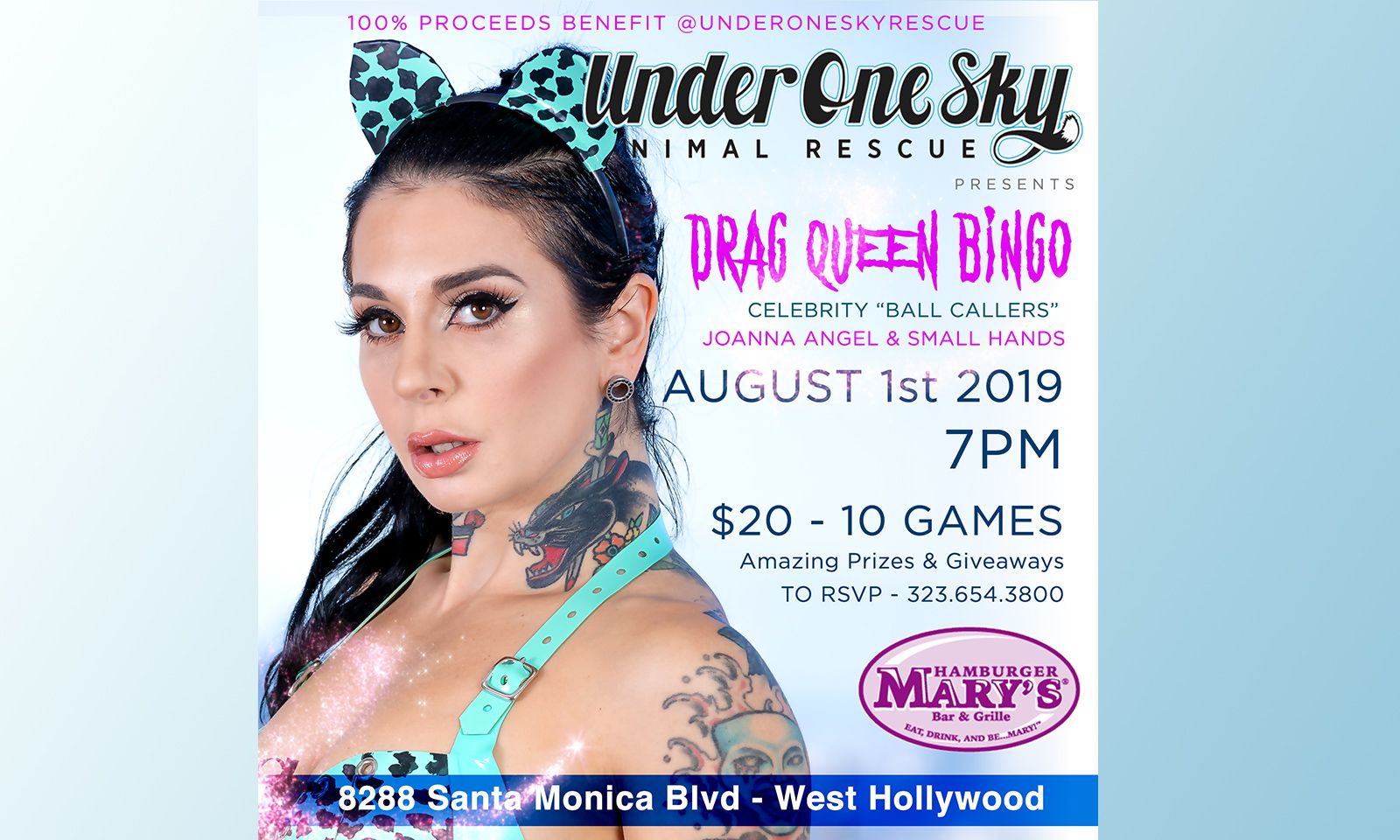 Joanna Angel & Small Hands To Host Animal Rescue Charity Event