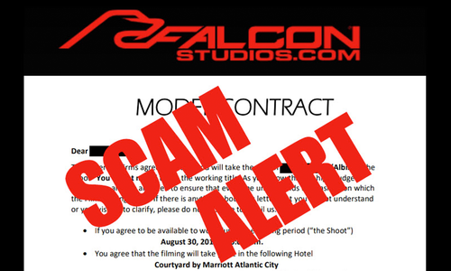 Falcon Studios Warns of Scammer Posing as Falcon Recruiter