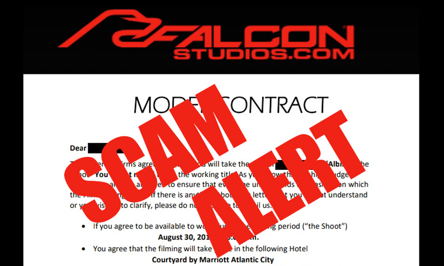 Falcon Studios Warns of Scammer Posing as Falcon Recruiter