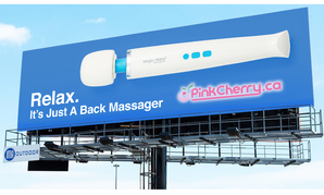 Vibratex, PinkCherry Team for 30-Foot Magic Wand Billboard