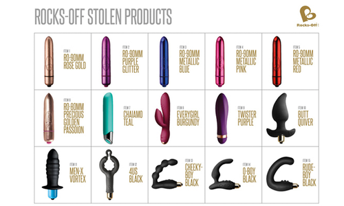 Rocks-Off Offering Reward for Info Following Theft of Products