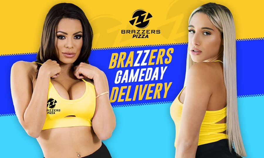 Abella Danger & Luna Star To Deliver GameDay Pizza From Brazzers