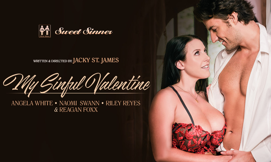 Angela White Leads Sweet Sinner Romance 'My Sinful Valentine'