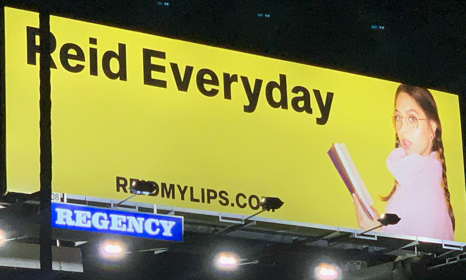 Riley Reid Promotes ReidMyLips Relaunch With L.A. Billboards