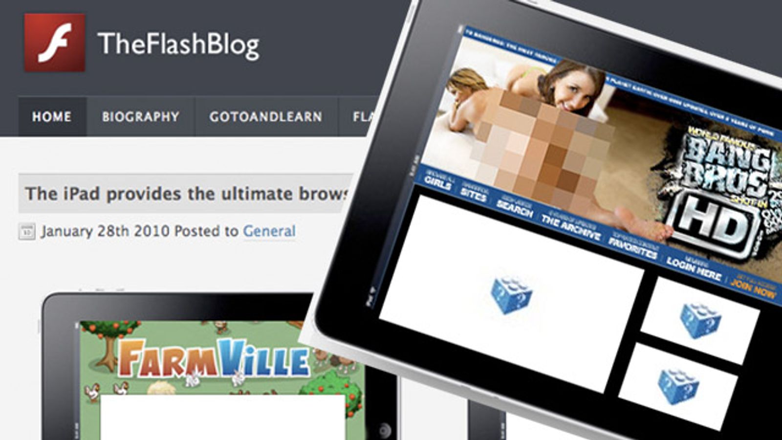 Adobe Uses Porn to Make Point About Flash-less iPad