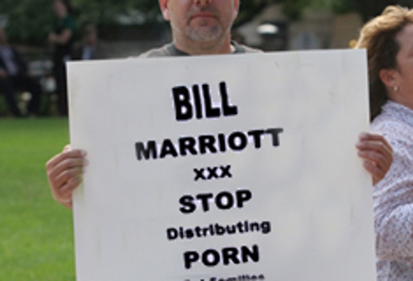Anti-Porn Group Pickets Marriott CEO