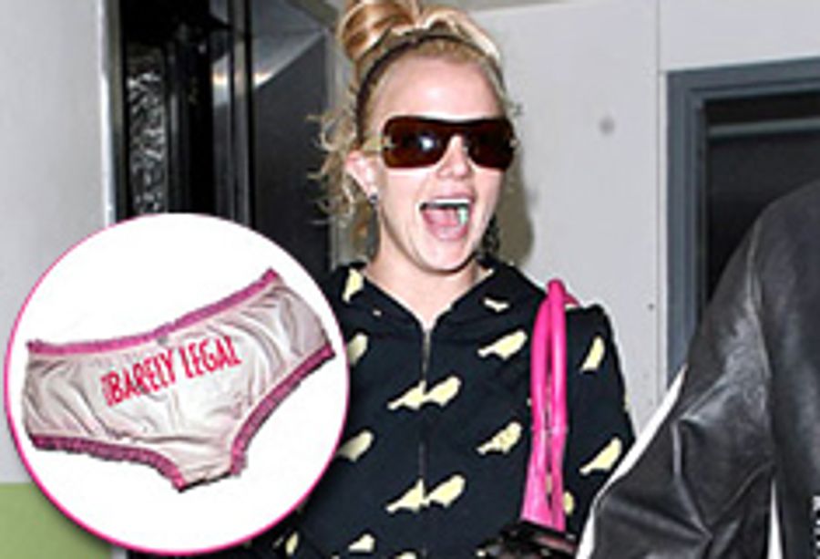 Britney Spears Buys Hustler Lingerie Panties, Steals Wig