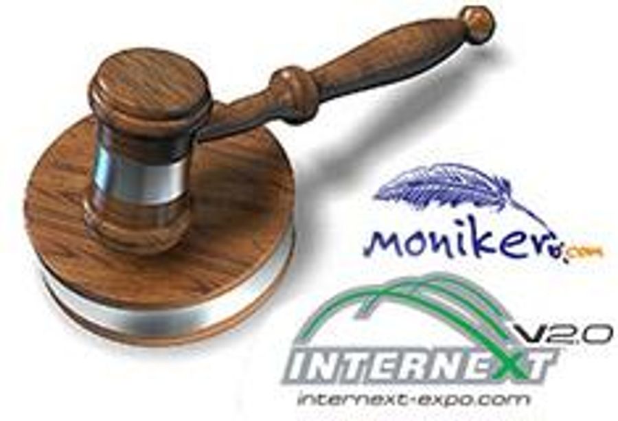 Moniker.com to Auction Domains at Internext