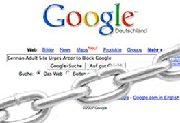 German Adult Site Urges Arcor to Block Google