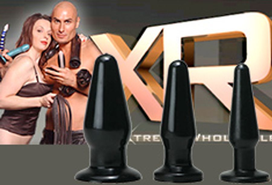 XR Launches Black Silicone Butt Plugs