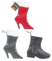 Leather Holiday Stockings