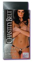 Leather Chastity G-Belt
