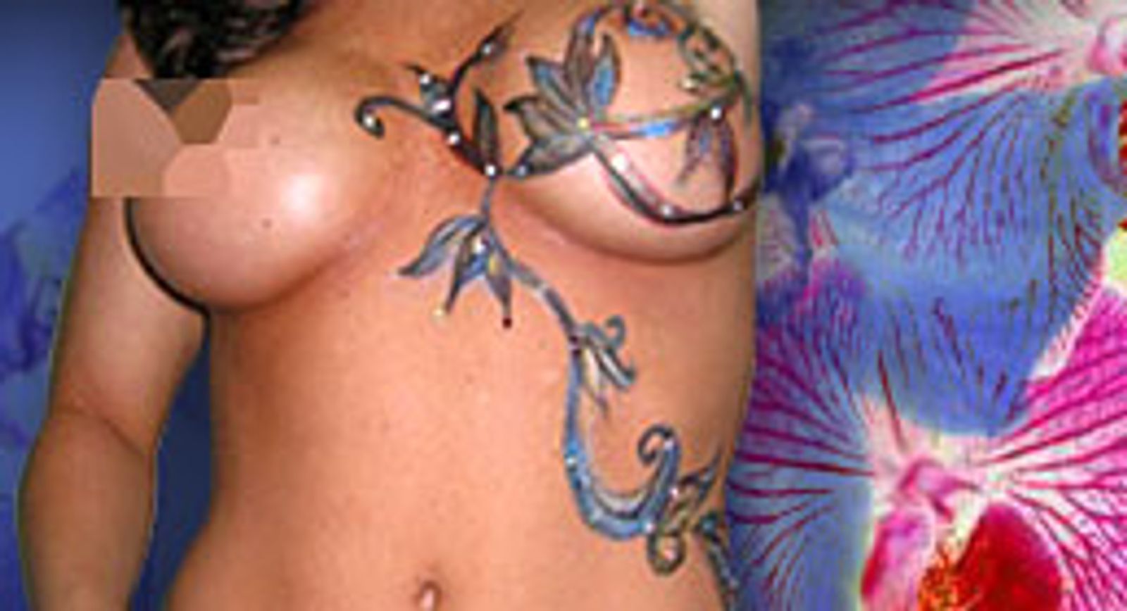 Jewel De'Nyle Goes Hollywood with Body Paint