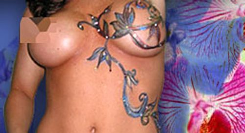 Jewel De'Nyle Goes Hollywood with Body Paint