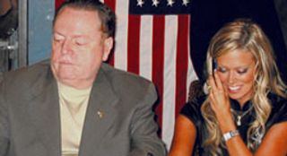 Larry Flynt and Jenna Jameson Launch Freedom Tour 2003