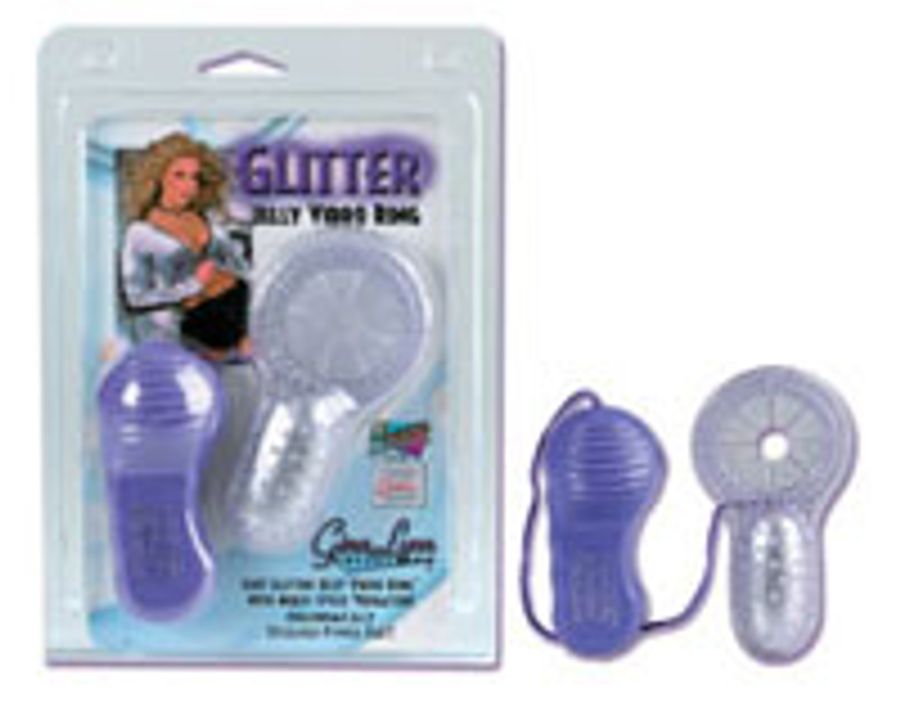 Glitter Jelly Vibro Ring