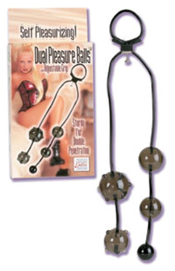 Dual Pleasure Balls with Adjustable Grip