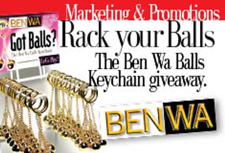 Ben Wa Gives Away Ben Wa Balls Key Chains To Promote Brand