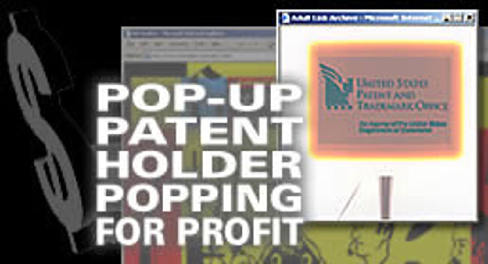 Pop-Up Patent Holder Popping For Profit