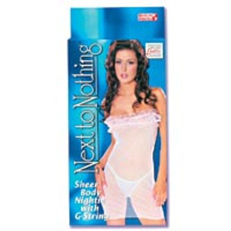 Nest To Nothing Sheer Body Nightie with G-String