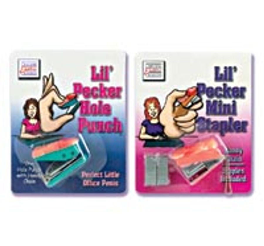 Lil' Pecker Hole Punch, Lil' Pecker Mini Stapler