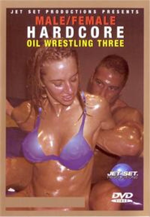 Male/Female Hardcore Oil Wrestling 3