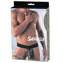 Savage Leopard Thong