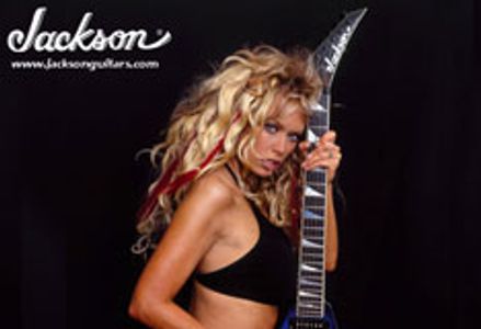 Jenna Jameson Promotes Jackson Guitars