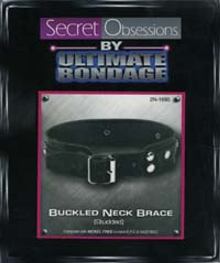 Studded Buckled Neck Brace