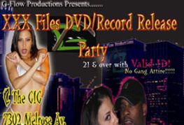 G-Flow Productions Simultaneous Release Party for Debut CD, Debut Adult Video