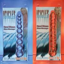 Icicles Hand Blown Glass Massagers