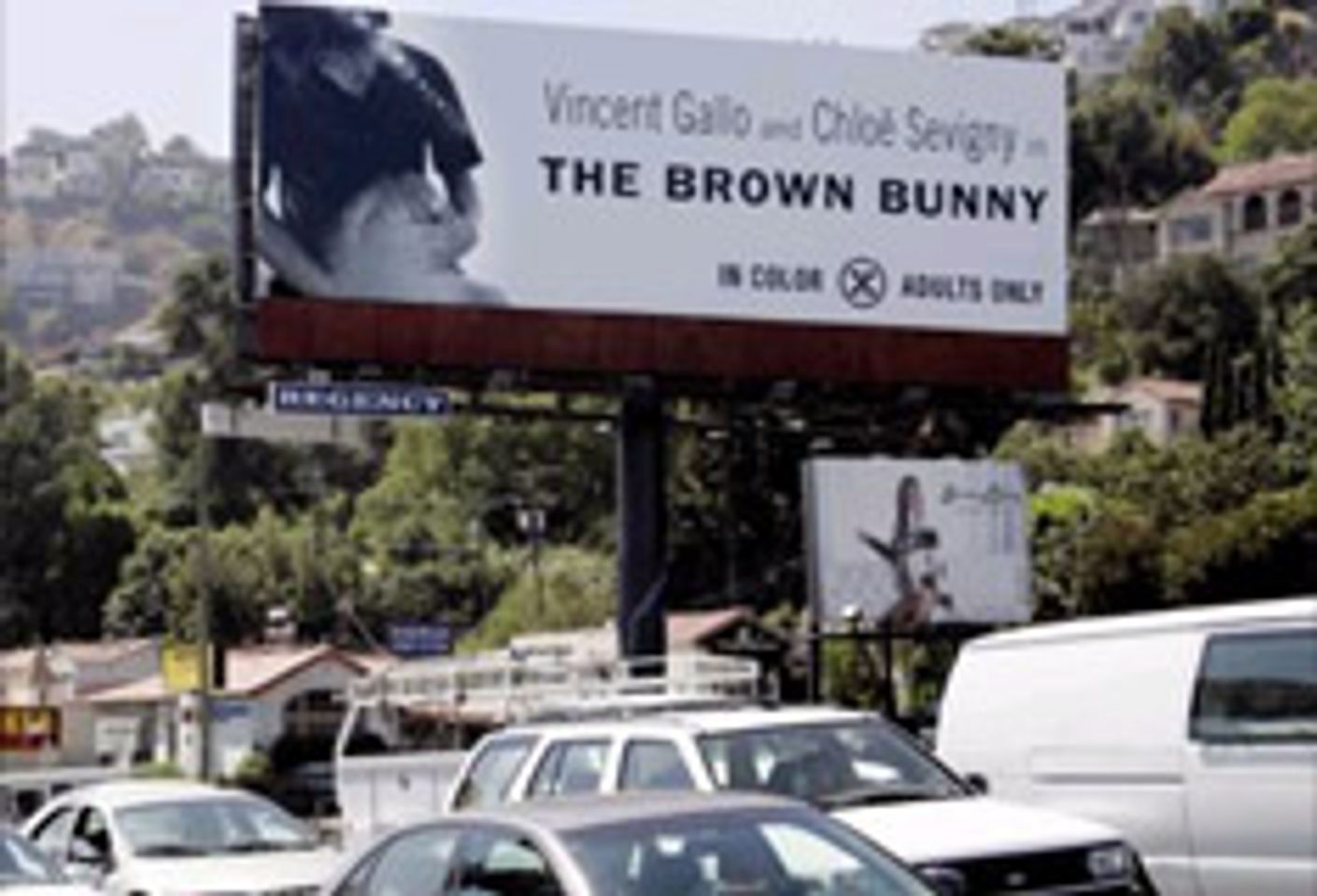 <i>Brown Bunny</i> Billboard Loses Erection