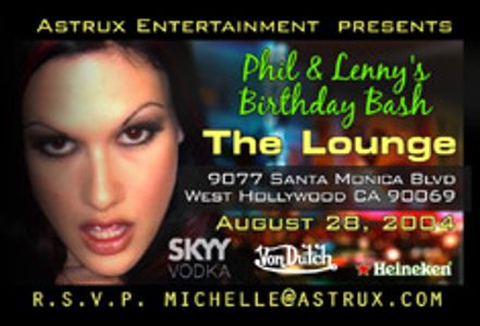 Astrux Ent. To Host Phil & Lenny&#8217;s Birthday Bash