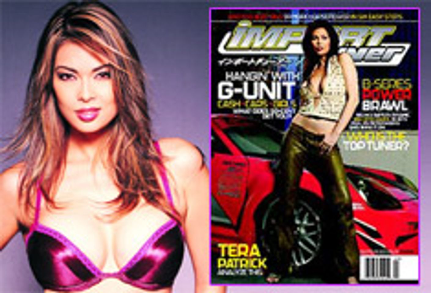 Tera Patrick Rocks Australia, Lands Cover of Import Tuner