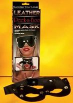 Leather Peek-A-Boo Mask