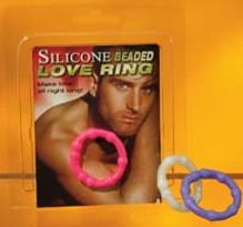 Silicone Beaded Love Ring