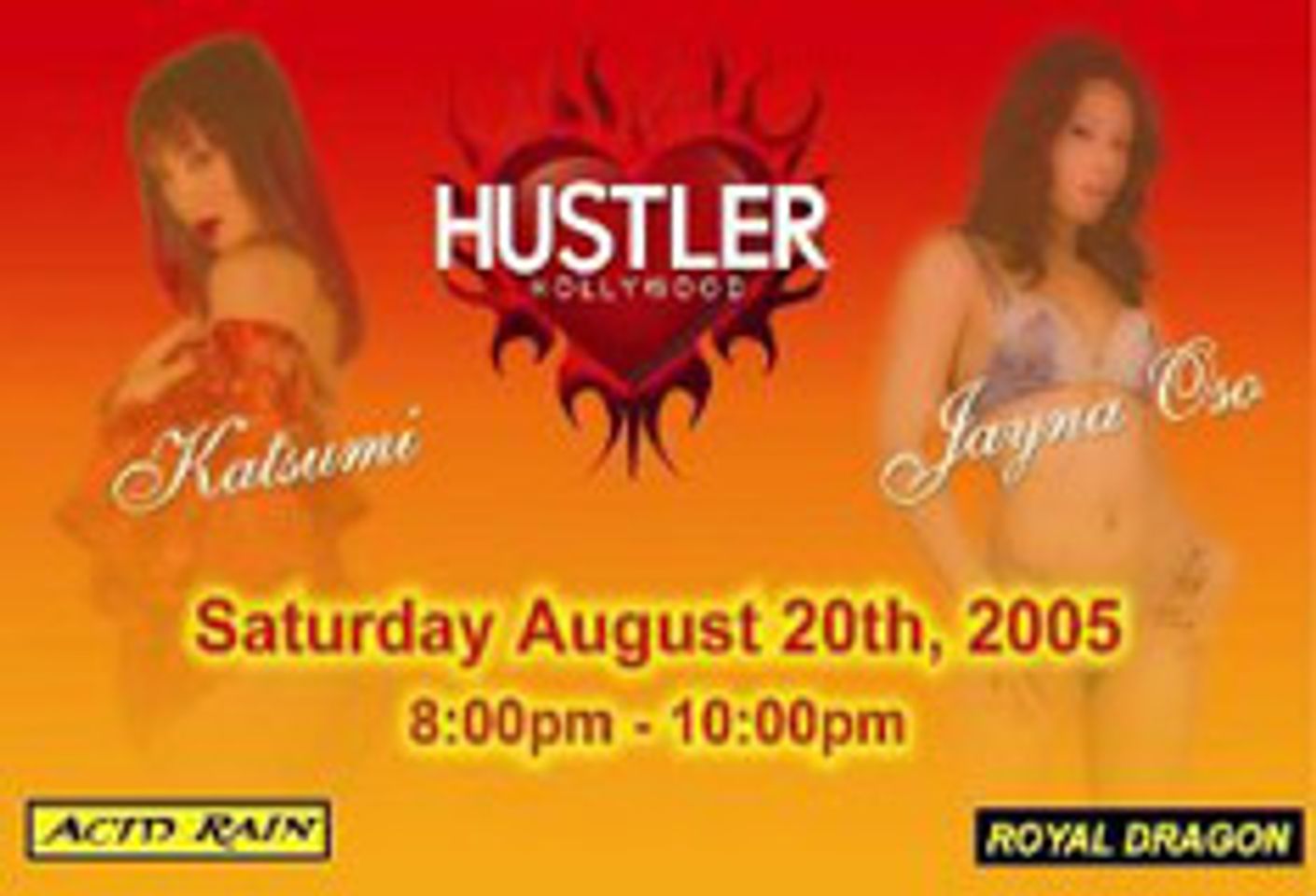Katsumi and Jayna Oso Signing at Hustler Hollywood