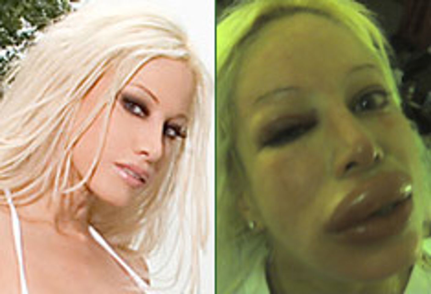 Gina Lynn Hurt in Motorcycle Stunt