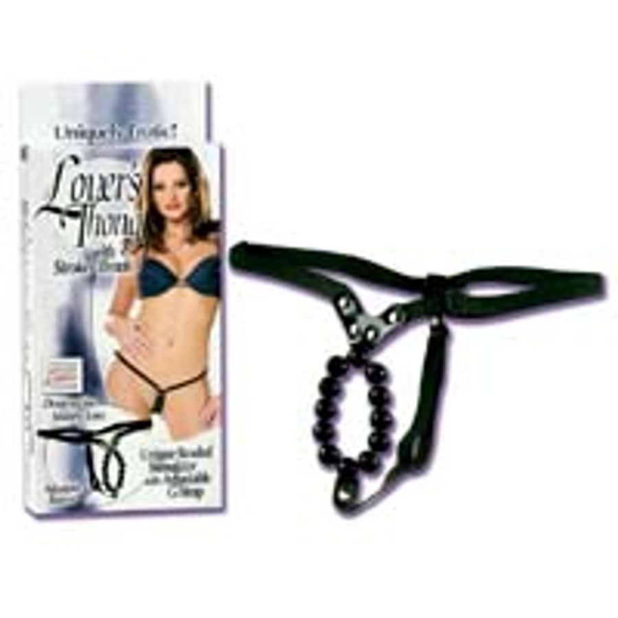 Lover?s Thong with Stroker Beads